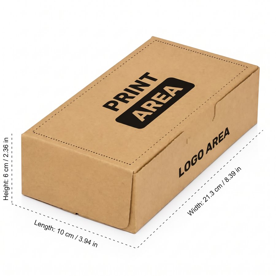 Kraft Dry Pastry Box, Printed